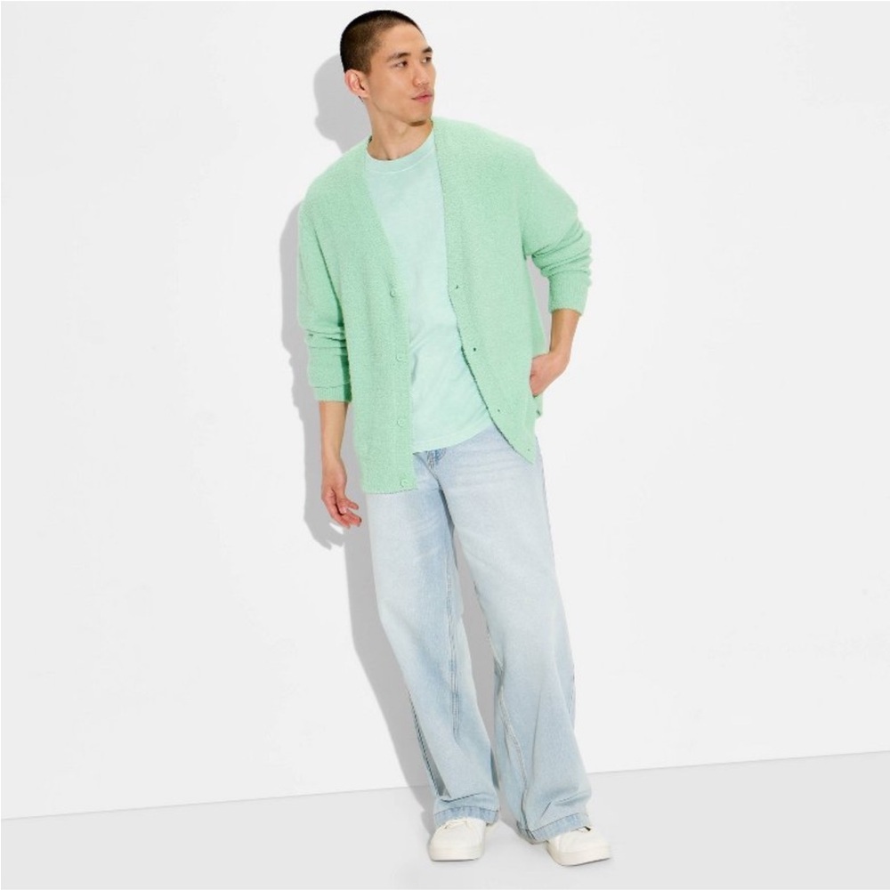 Men's Open Neck Cardigan - Original
Use™ Green XL new 🆕